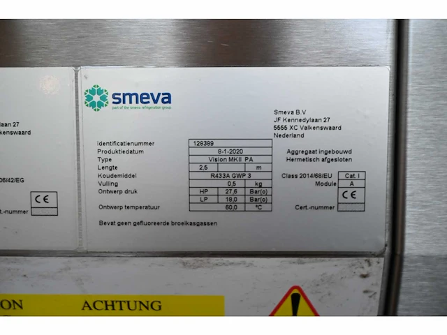 Smeva - vision mk 2 pa - koelvitrine showroom model - afbeelding 8 van  13