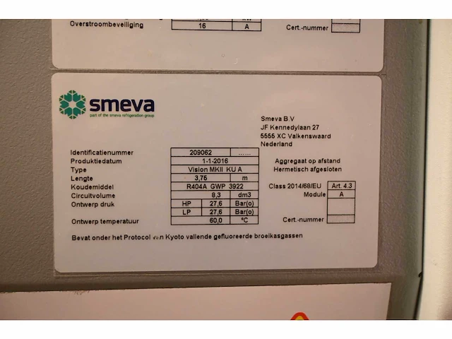 Smeva - vision mk2 ku a - koelvitrine showroom model - afbeelding 10 van  12