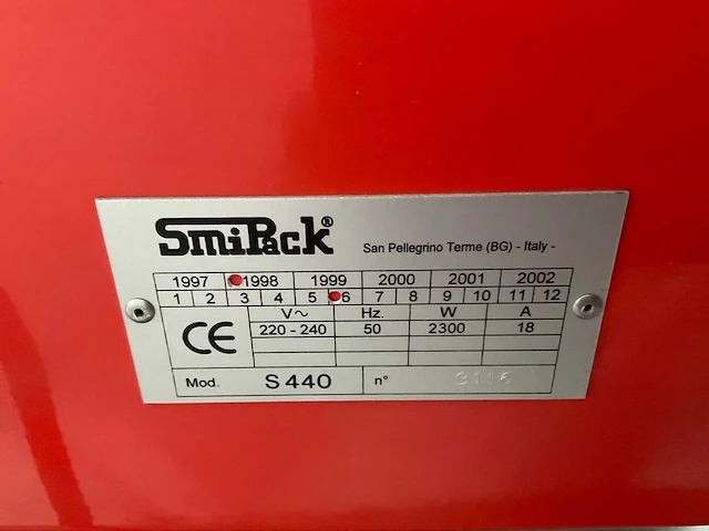 Smipack s440 seal machine - afbeelding 5 van  5