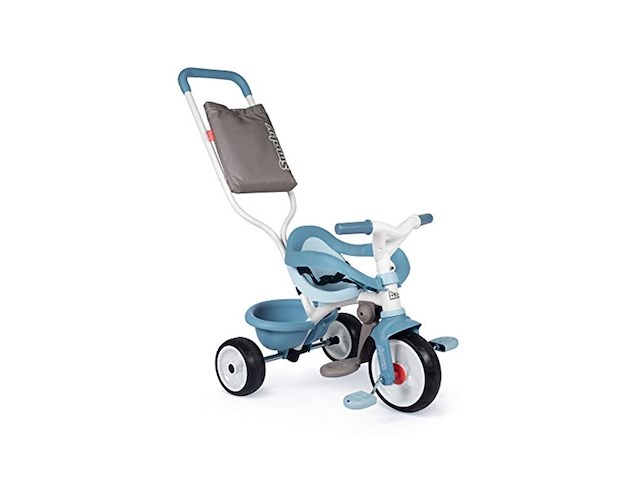 Smoby be move comfort driewieler 3in1 driewieler pastel blauw - afbeelding 1 van  5