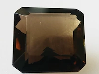 Smokey quartz 12.96ct aig certified - afbeelding 1 van  8