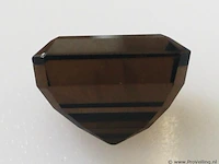 Smokey quartz 13.54ct aig certified - afbeelding 4 van  8