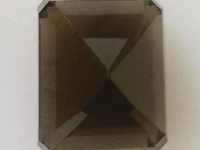 Smokey quartz 13.54ct aig certified - afbeelding 6 van  8