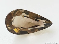 Smokey quartz 15.74ct aig certified - afbeelding 1 van  4