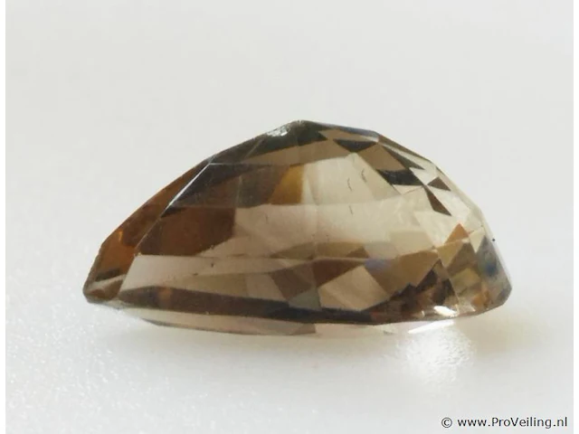 Smokey quartz 15.74ct aig certified - afbeelding 3 van  4