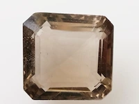 Smokey quartz 25.62ct aig certified - afbeelding 1 van  8