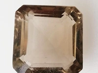 Smokey quartz 25.62ct aig certified - afbeelding 2 van  8