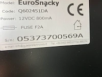 Snackautomaat, quasar, eurosnacky, zwart - afbeelding 3 van  9