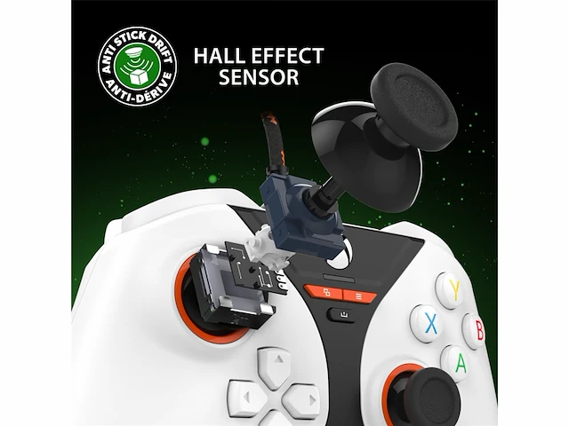 Snakebyte pro x officiële gelicenseerde controller rgb wit xbox series xs & pc - afbeelding 3 van  6