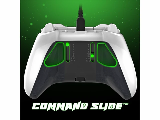 Snakebyte pro x officiële gelicenseerde controller rgb wit xbox series xs & pc - afbeelding 4 van  6