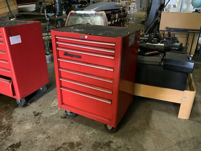 Snap-on gereedschapswagen gevuld - afbeelding 1 van  4