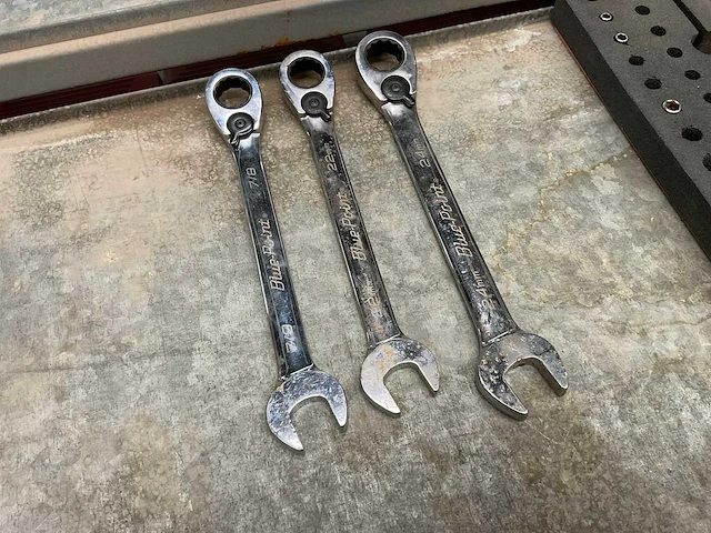 Snap-on ring ratel steeksleutel (3x) - afbeelding 1 van  1