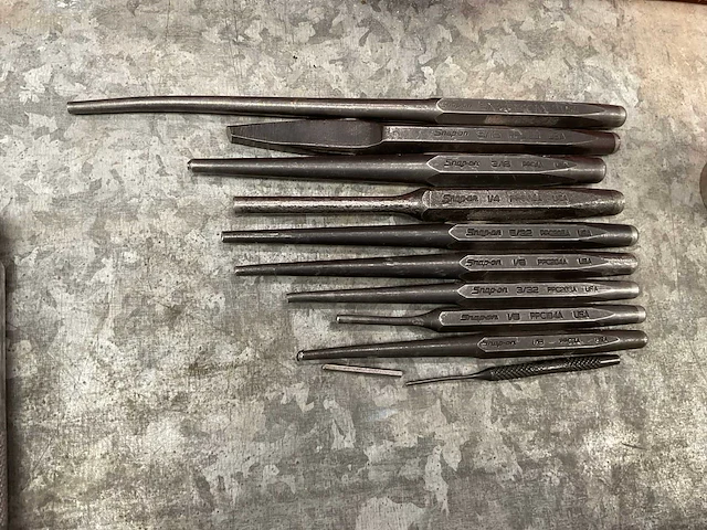 Snap-on slagpennenset - afbeelding 1 van  1