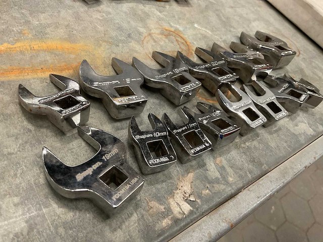 Snap-on verschillende crowfeet (14x) - afbeelding 1 van  3