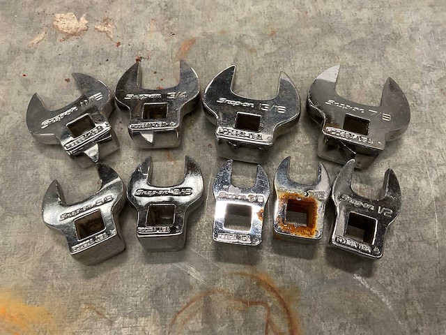 Snap-on verschillende crowfeet (9x) - afbeelding 2 van  3