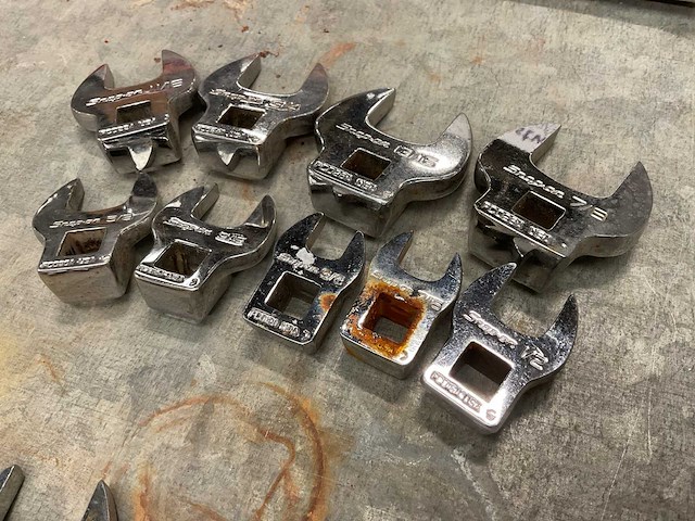 Snap-on verschillende crowfeet (9x) - afbeelding 3 van  3