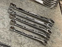 Snap-on verschillende open end steeksleutels (5x) - afbeelding 3 van  3
