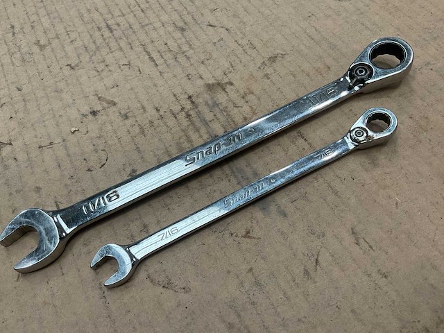 Snap-on verschillende ratelsteeksleutels (2x) - afbeelding 1 van  2