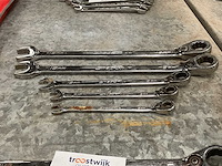 Snap-on verschillende ratelsteeksleutels (5x) - afbeelding 2 van  3