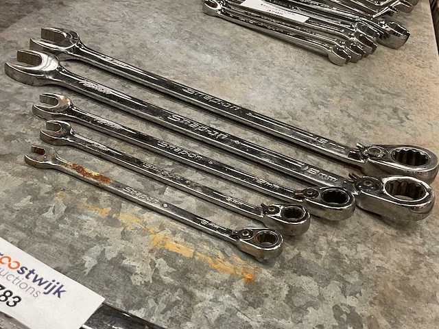 Snap-on verschillende ratelsteeksleutels (5x) - afbeelding 3 van  3
