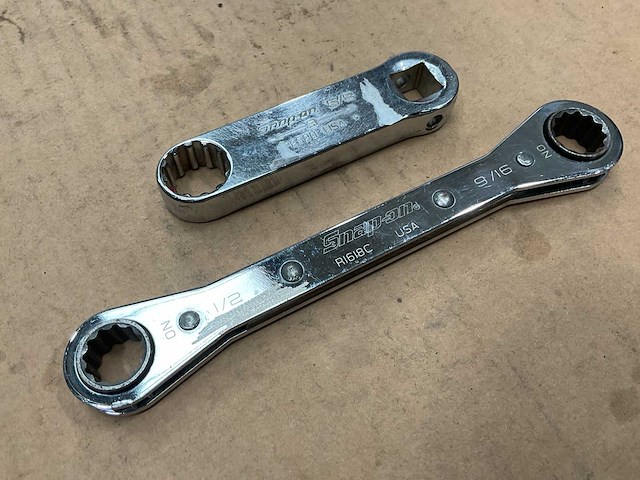 Snap-on verschillende ratelsteeksleutels - afbeelding 1 van  3