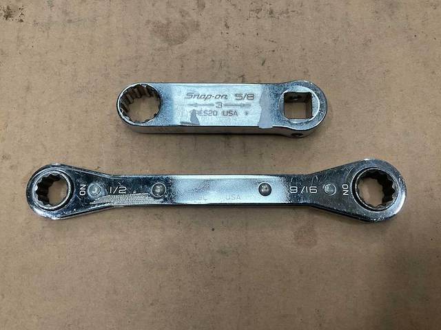 Snap-on verschillende ratelsteeksleutels - afbeelding 2 van  3