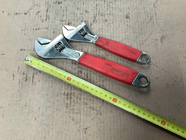 Snap-on verstelbare moersleutel (2x) - afbeelding 3 van  3