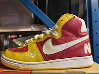 Sneakers limited edition maat 44 nike , terminator hi, rood/geel/wit - afbeelding 2 van  6