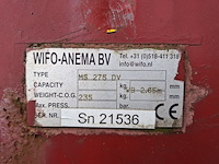 Sneeuwschuif, wifo, ms 275 dv, rood - afbeelding 6 van  6