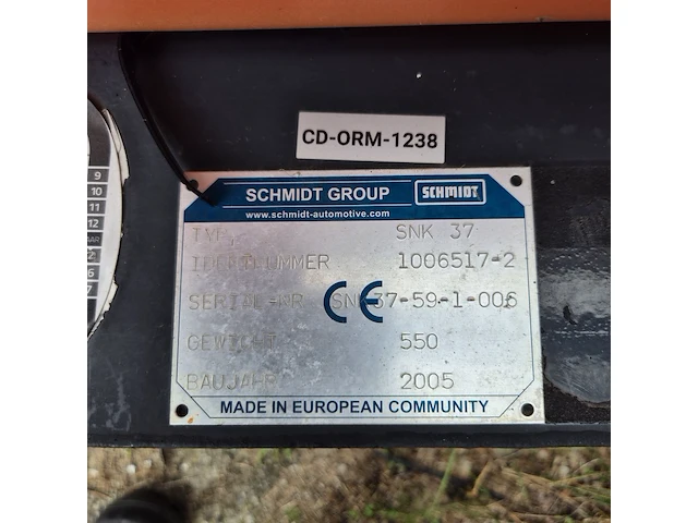 Sneeuwschuiver, schmidt, snk 330 epz, cd-orm-1238, 2005 - afbeelding 2 van  10