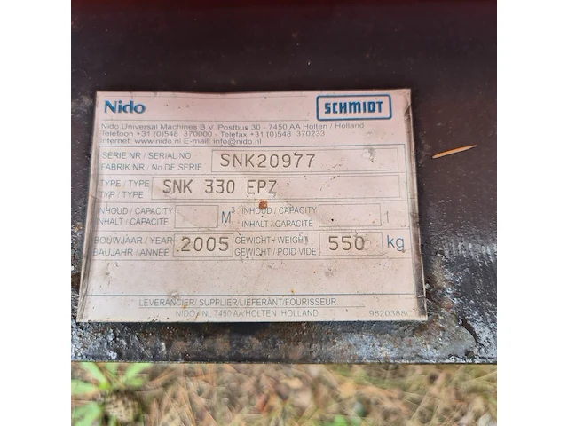Sneeuwschuiver, schmidt, snk 37, cd-orm-1272, 2005 - afbeelding 3 van  11
