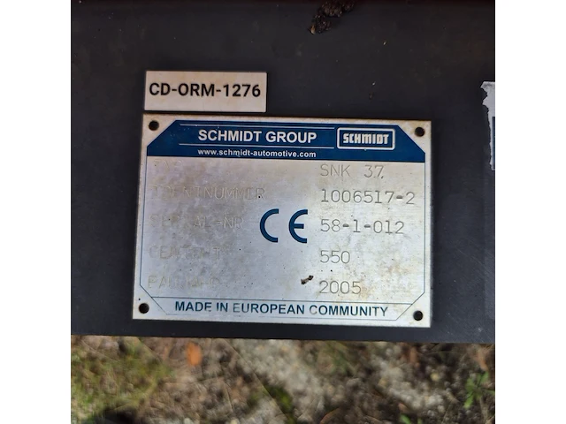 Sneeuwschuiver, schmidt, snk 37, cd-orm-1276, 2005 - afbeelding 2 van  11