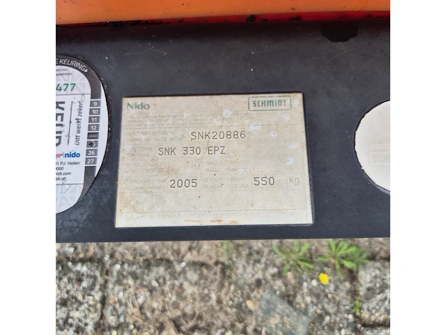 Sneeuwschuiver, schmidt, snk 37, cd-orm-1277, 2005 - afbeelding 3 van  11