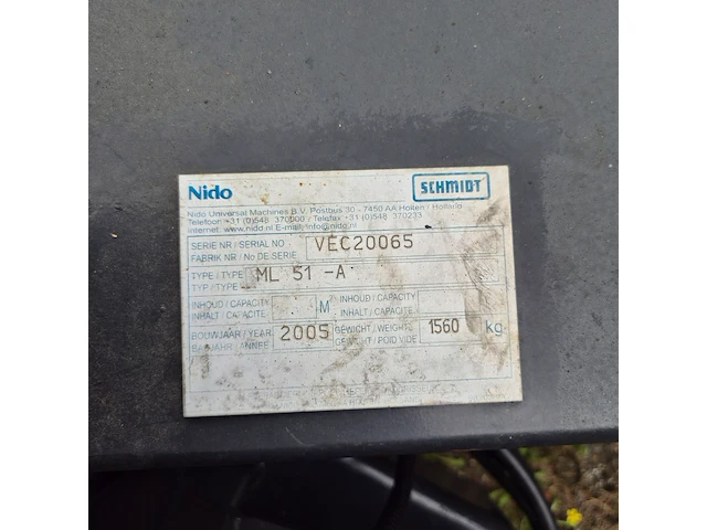Sneeuwschuiver, schmidt/nido, ml 51-a, cd-orm-1247, 2005 - afbeelding 8 van  9