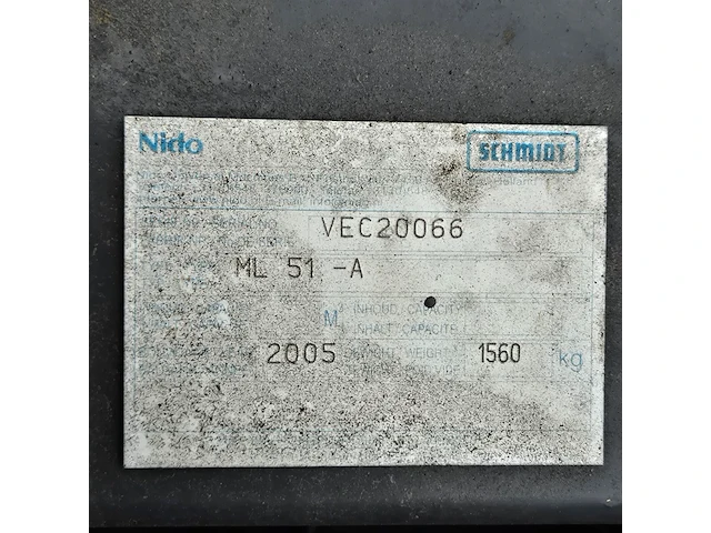 Sneeuwschuiver, schmidt/nido, ml 51-a, cd-orm-1248, 2005 - afbeelding 2 van  10