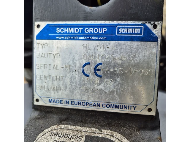 Sneeuwschuiver, schmidt/nido, ml 51-a, cd-orm-1249, 2005 - afbeelding 8 van  9