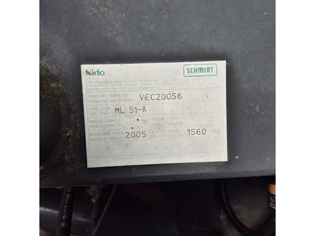 Sneeuwschuiver, schmidt/nido, ml 51-a, cd-orm-1254, 2005 - afbeelding 2 van  10