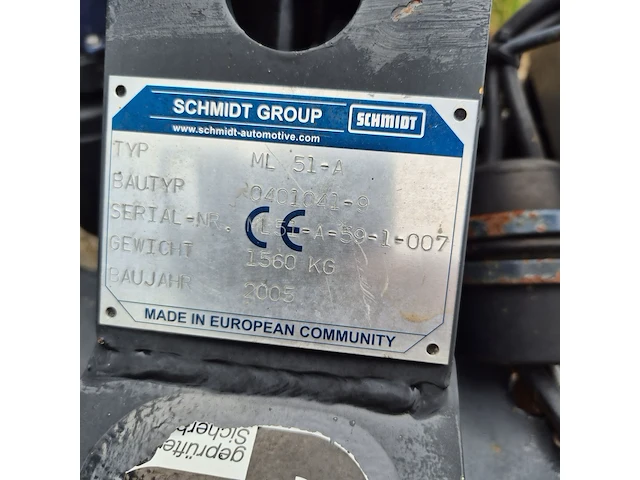 Sneeuwschuiver, schmidt/nido, ml 51-a, cd-orm-1254, 2005 - afbeelding 10 van  10
