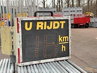 Snelheidsdisplay van de pol, grijs / chroom - afbeelding 1 van  2
