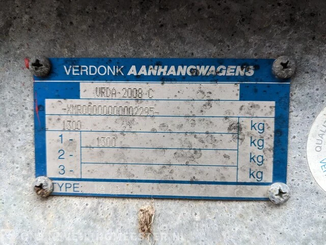 Snelverkeer schaftwagen verdonk, va-ea-pl, bouwjaar 2001 - afbeelding 7 van  15