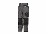 Snickers 3214 canvas+ werkbroek met holsterzakken grijs/grijs kledingmaat: 96 - afbeelding 1 van  1