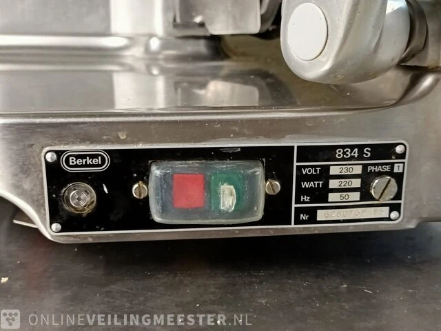 Snijmachine berkel, 834 - afbeelding 6 van  6