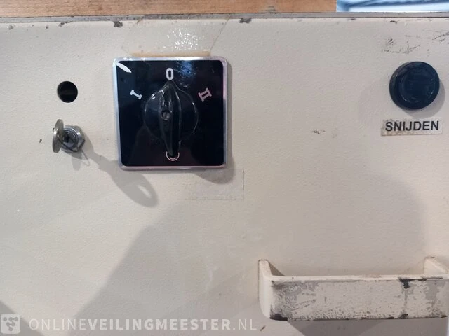 Snijmachine fortematic, 521/e, inclusief extra snijmessen en snijlat, bouwjaar 1998 - afbeelding 8 van  22