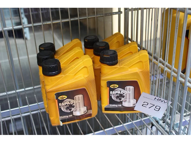 Snijolie kroon oil espadon zc-3500 6 flacons a 0,5l . excl. draadmand - afbeelding 1 van  2