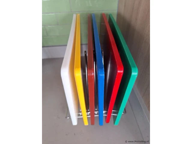 Snijplankset - 50x 30 cm - 6 stuks - afbeelding 2 van  4