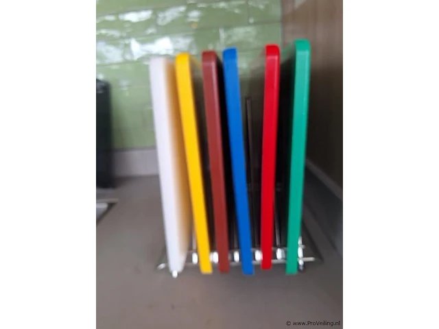 Snijplankset - 50x 30 cm - 6 stuks - afbeelding 3 van  4