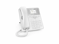 Snom d735 iptelefoon, sipbureautelefoon itspa 2020 award, grafisch 2,7inch tftscherm met hoge resolutie wit - afbeelding 1 van  1