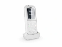 Snom m90 ip office dect robuuste en antibacteriële handset eu / vs voip sip bluetooth ip65 hd alarmtoets hac-compatibel trillen wit - afbeelding 2 van  4