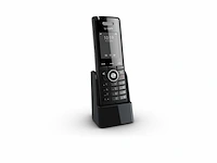 Snom sno-m65 professionele handset voor gebruik met m700 basisstation zwart - afbeelding 1 van  4