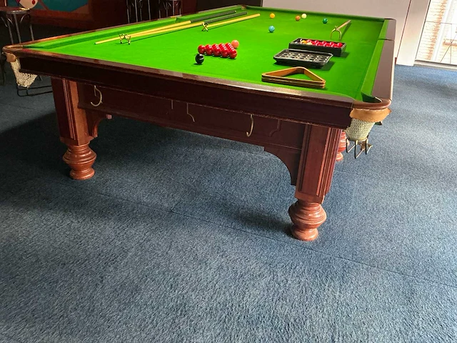 Snookertafel officiële wedstrijd snookertafelsnookertoernooi - afbeelding 1 van  29